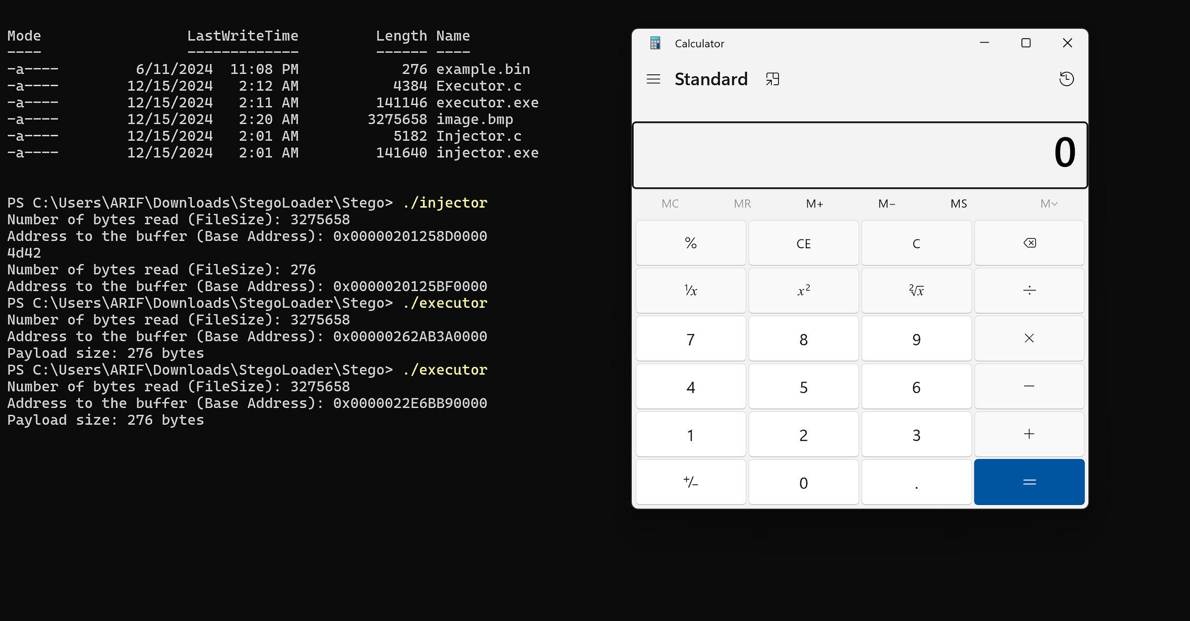 Execution testing